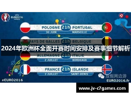 2024年欧洲杯全面开赛时间安排及赛事细节解析